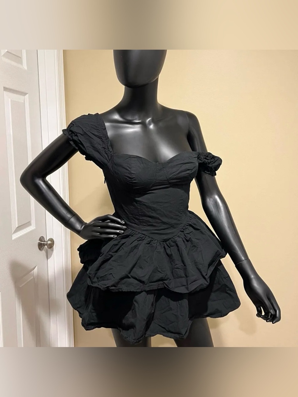 Ruffle Mini Skirt Corset Dress Mini Dress Off Shoulders Dress Slim Dress Summer
